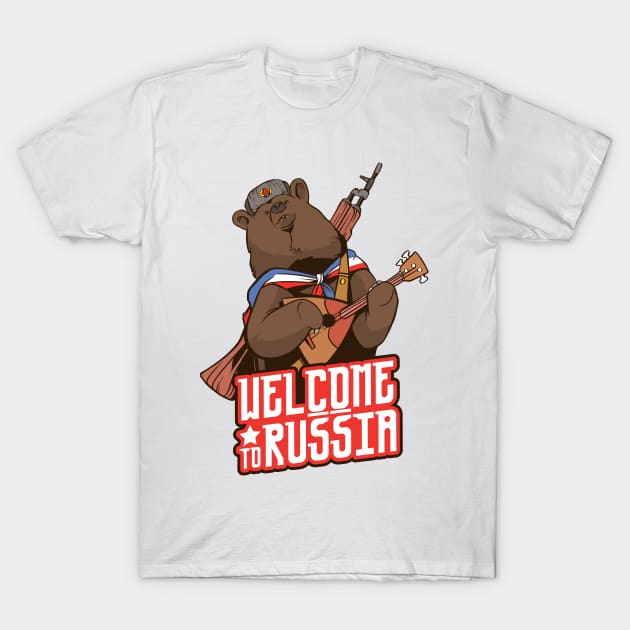 Welcome to Russia T-Shirt by Hmus